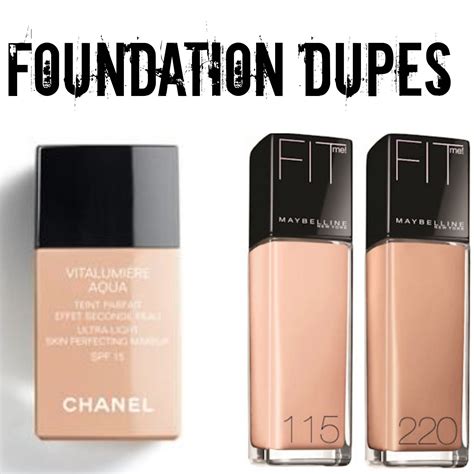 chanel dupe foundation|Chanel face wash dupe.